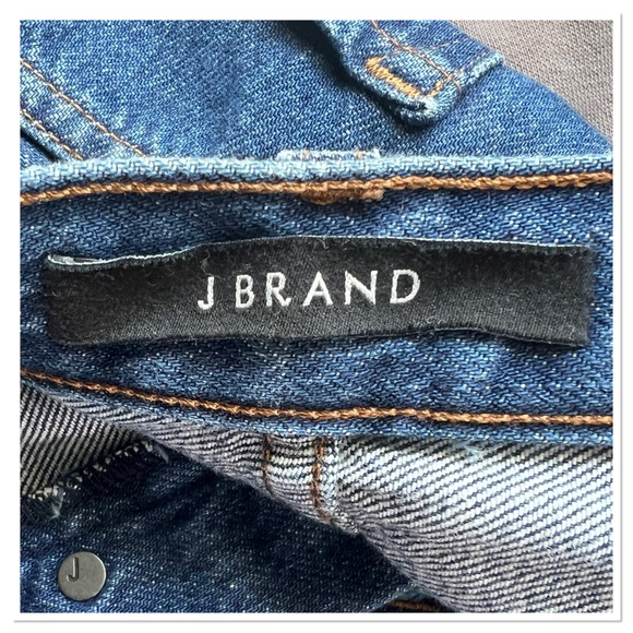JBRAND WYNNE 100% COTTON HIGH RISE CROP JEANS Sz 27 - Picture 7 of 9